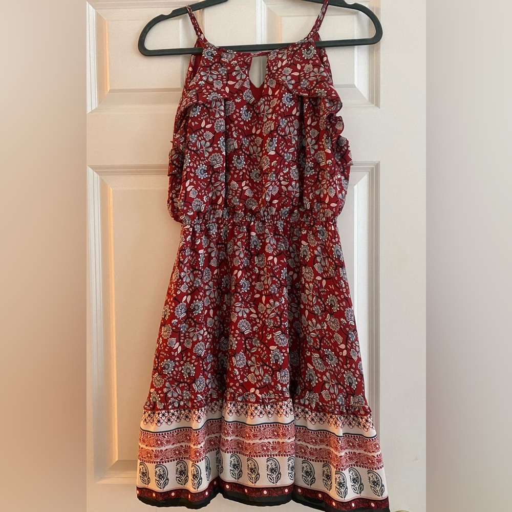 Red and White Sundress